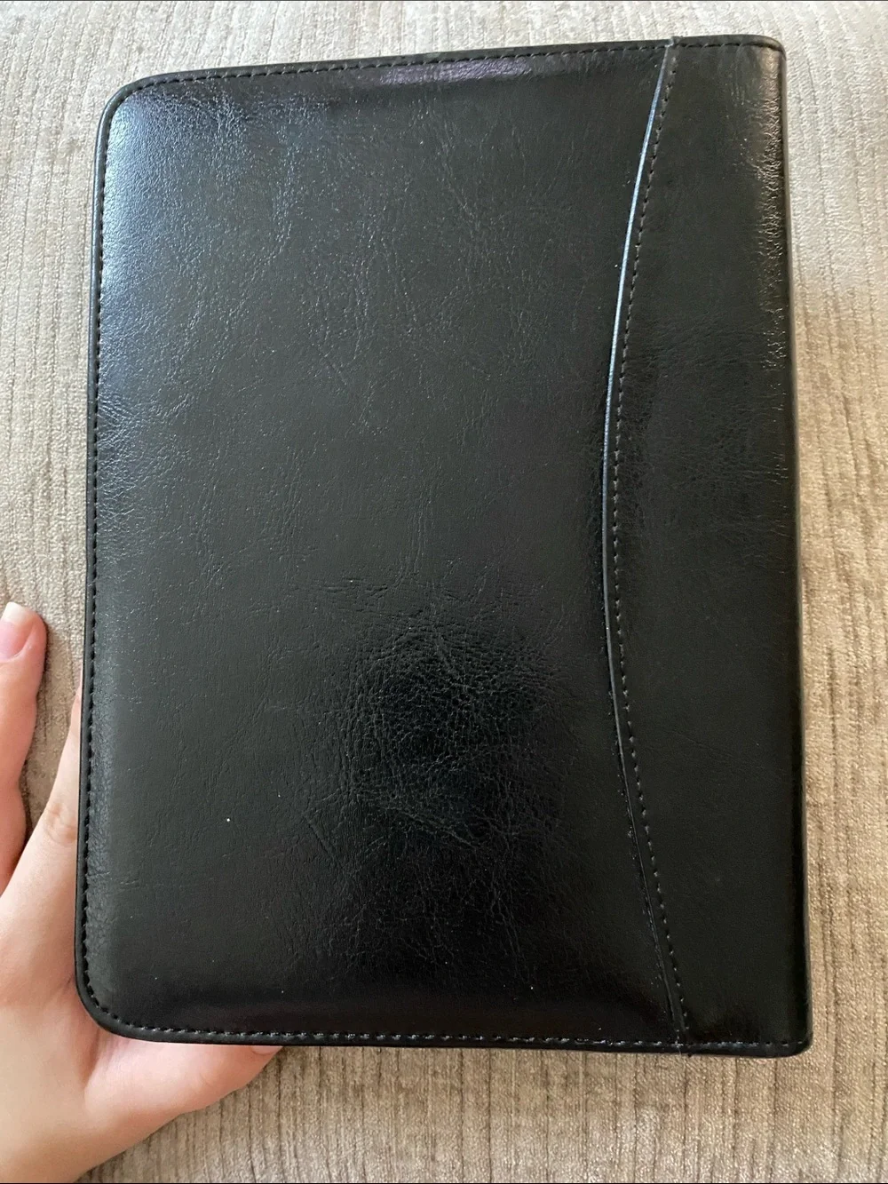 Black Leatherette Binder
